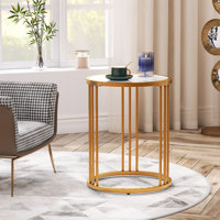 Stone narrow on sale side table